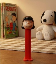 Vintage 90s Lucy Pez Dispenser With Feet Made in Slovenia Peanuts Gang