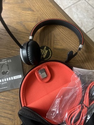 Jabra Evolve 65 UC Passive Noise Cancellation Wireless Headset, Mono Speaker