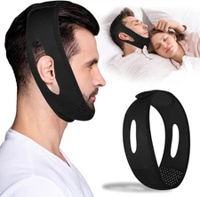Chin Strap for Sleeping - anti Snoring Devices - Comfortable Stop Snoring Soluti