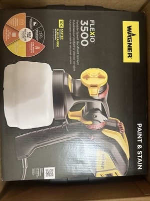 Wagner Flexio 3500 Handheld HVLP Paint Sprayer for Paint And Stain Unused