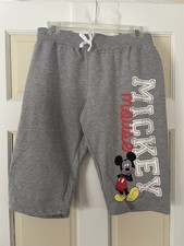 DISNEY MICKEY MOUSE LONG SHORTS MICKEY MOUSE ON LEG JUNIOR 7-9 MEDIUM