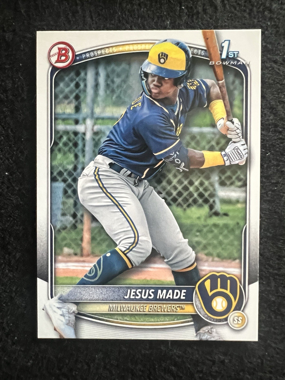 2025 Bowman Prospects Jesus Made #BP-66 (RC) Milwaukee Brewers