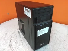 Black SilverStone ASRock B75 Pro3-M Tower PC Intel i7-2600 3.4GHz 8GB 0HDD 
