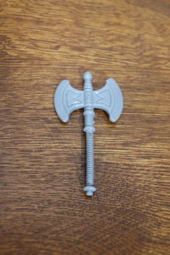 Vintage 1982 He-Man Weapons Pack Gray Axe Masters Of The Universe MOTU 5040-2239
