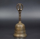 Five-pointed vajra bell, Esoteric Buddhist Dharma tool H5.2", Japan antique