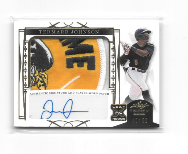 Termarr Johnson  2022 Leaf Trinity Patch Auto  46/50