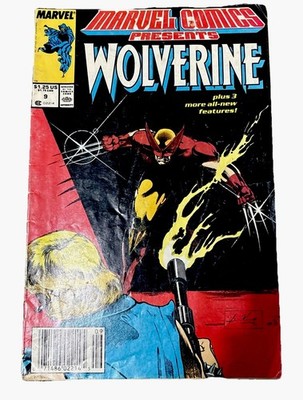 Marvel Comics Presents #9 1988 Wolverine Newsstand Edition Mid/Low Grade