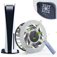 Internal Cooling Fan Replacement for Sony PlayStation 5 PS5 23 Blades Fan 17 ...