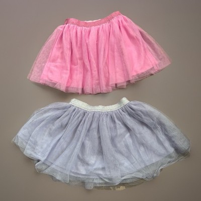 Set of 2 tulle tutu skirts Pink & Purple 3t Dance Play Ballerina EPIC THREADS