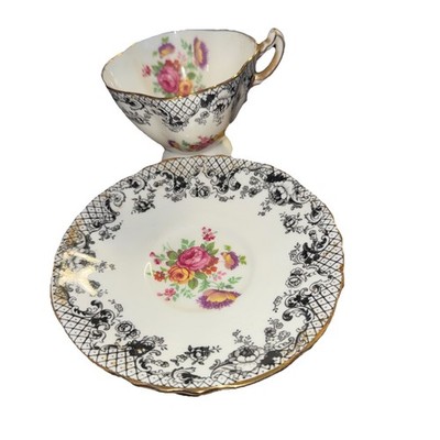 Vintage English Bone China Hammersley Tea Cup and Saucer