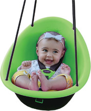 Kiwi Toddler Swing - Comfy Outdoor Baby Swing with Safety Harness  Easy Setup