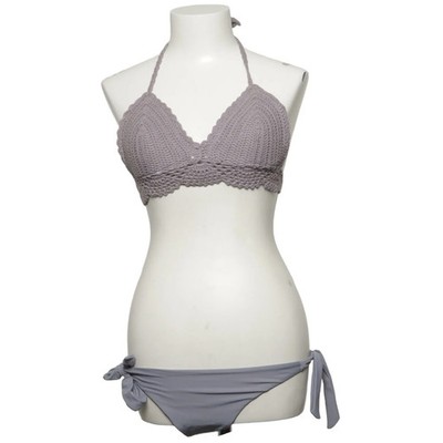 Donna's, Bikini, Größe: 42, Elasthan/Polyamid, Grau, Einfarbig #D5o