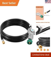 15FT 2 Stage Propane Regulator with Hose -  Certified