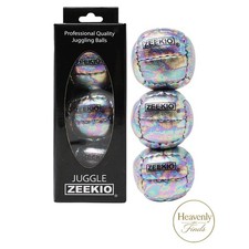 Zeekio Juggling Balls 3 Pack Color Metallic Cosmo Leather Professional New