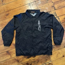 BRAWL BUTTON UP WINDBREAKER Boise Hardcore 25 Ta Life Fury Of Five Bayway NYHC