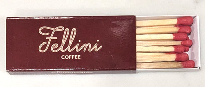 Fellini Coffee NYC ''Me, You & New York'' Matchbox - New and Unused