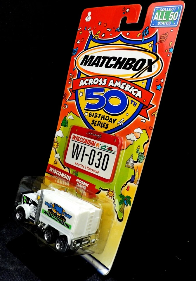 Matchbox Across America 50th Birthday Series Wisconsin Peterbilt Tanker - Image 2 of 3