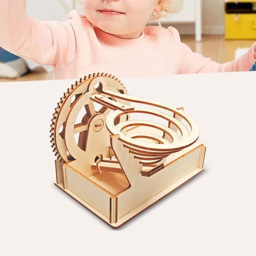 Wooden Model Building Set Assembly Set Track Model Montessori Mechanical Model - Picture 1 of 7