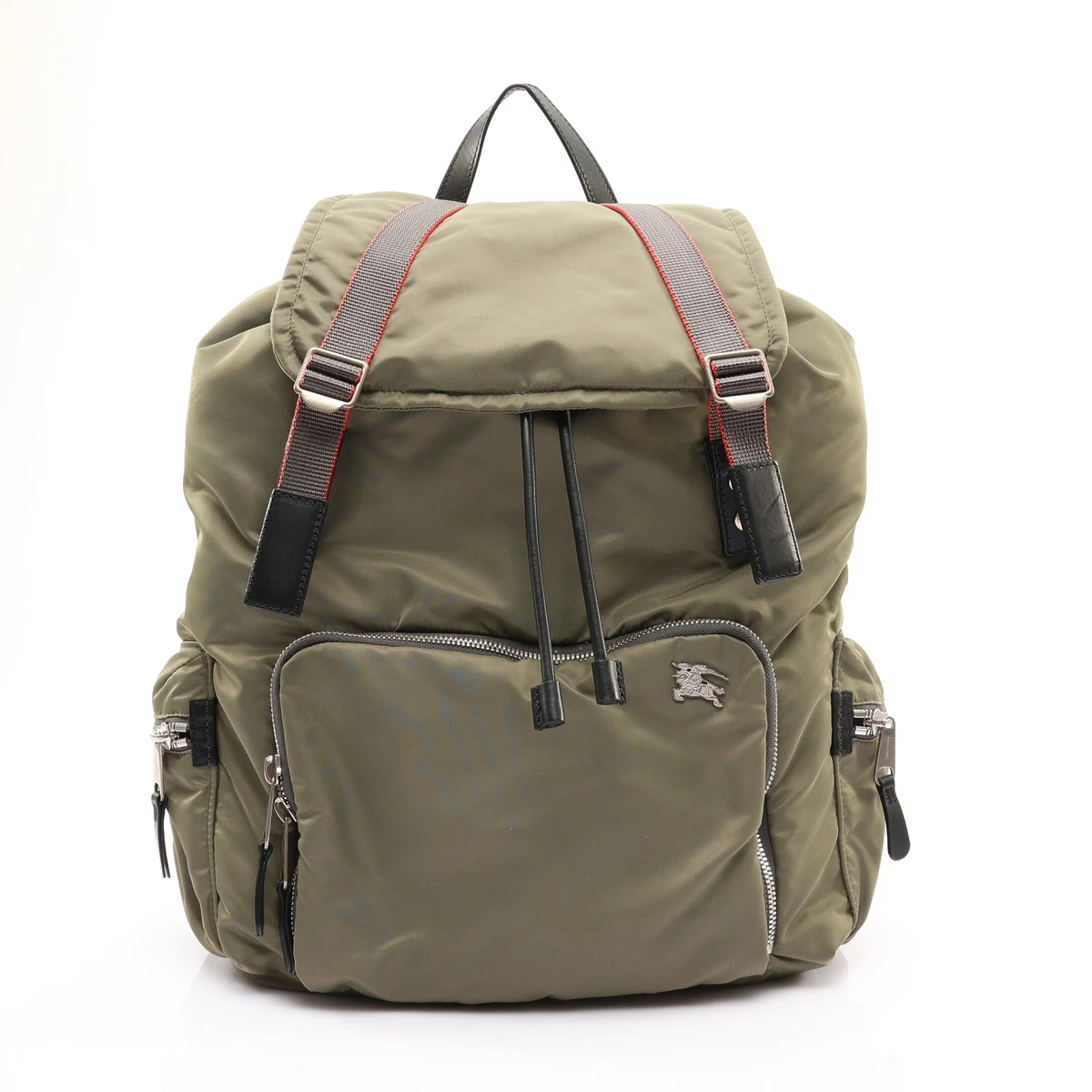 BURBERRY カーキ リュック・バックパック Burberry Nylon Exterior Backpack Bags & Handbags for Women for
