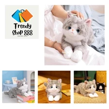 Large Weighted Stuffed Animals for Adults 5Lbs 26", Soft and Cuddly Gray Weig...