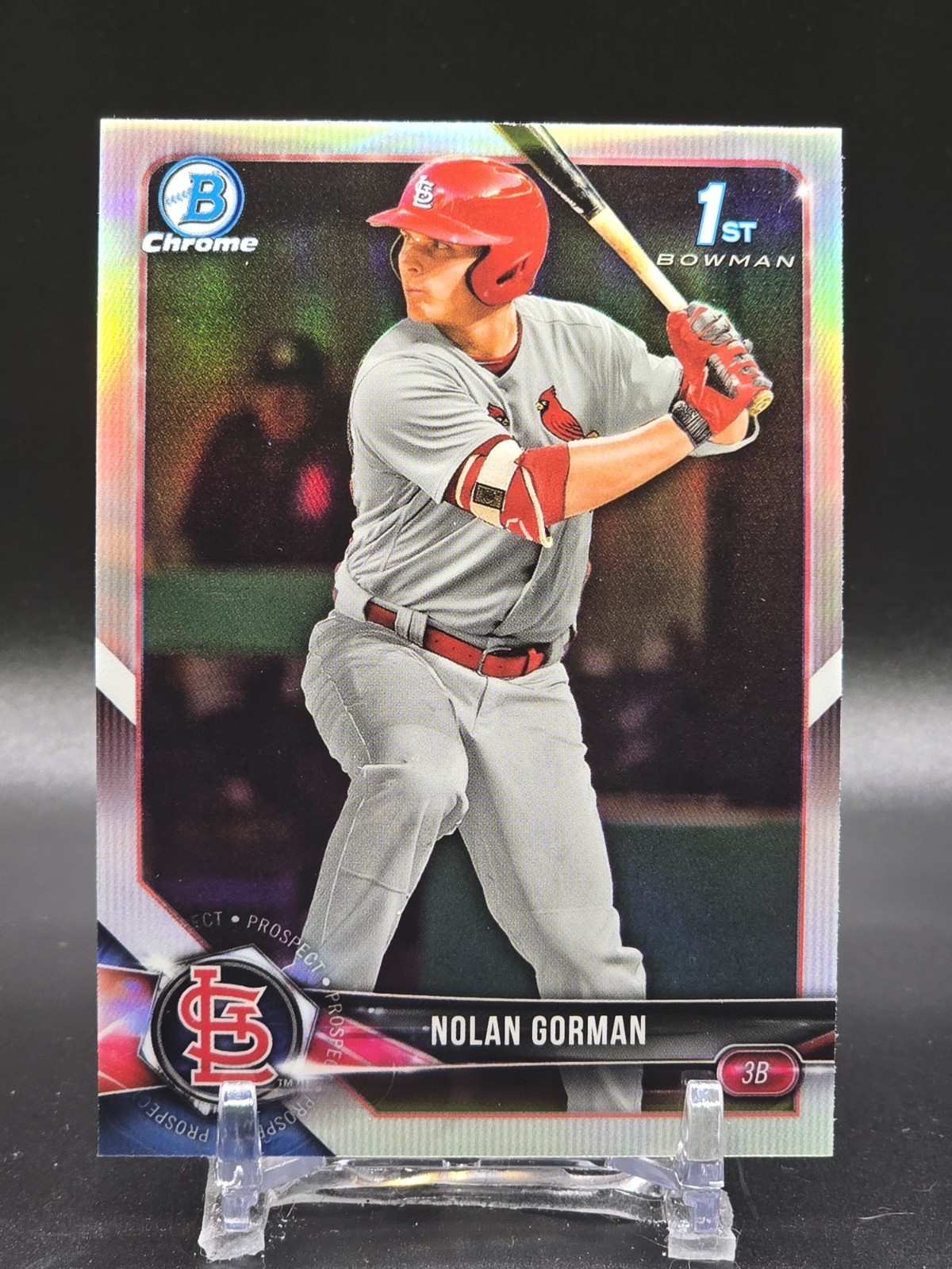 2018 Bowman Draft - Chrome Nolan Gorman #BDC-117 Refractor