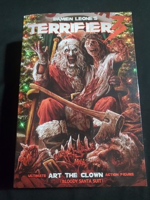 NECA Terrifier 3 Ultimate Art the Clown Bloody Santa Suit Action Figure
