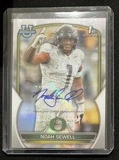 2022 Bowman University - Noah Sewell Chrome Autographs #57 Prospects Oregon /499