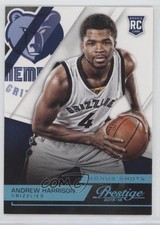 2015-16 Panini Prestige Rookies Bonus Shots Blue 96/99 Andrew Harrison #206 0c6