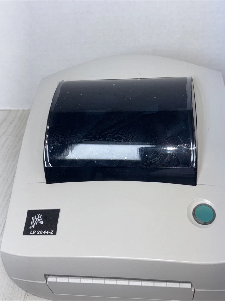 Zebra LP2844 Direct Thermal Label Printer - UNTESTED NO POWER CORD - Image 2 of 4