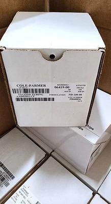 COLE-PARMER Masterflex 06419-00 Microbore Tubing, Tygon ND-100-80, 0.010 ID x 0.030 OD 100FT