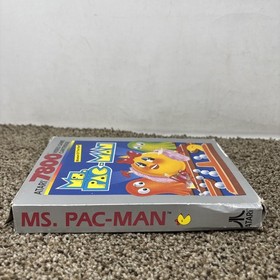 Ms. Pac-Man Atari 7800 Complete In Box CIB Vintage Gaming TESTED AND WORKING!