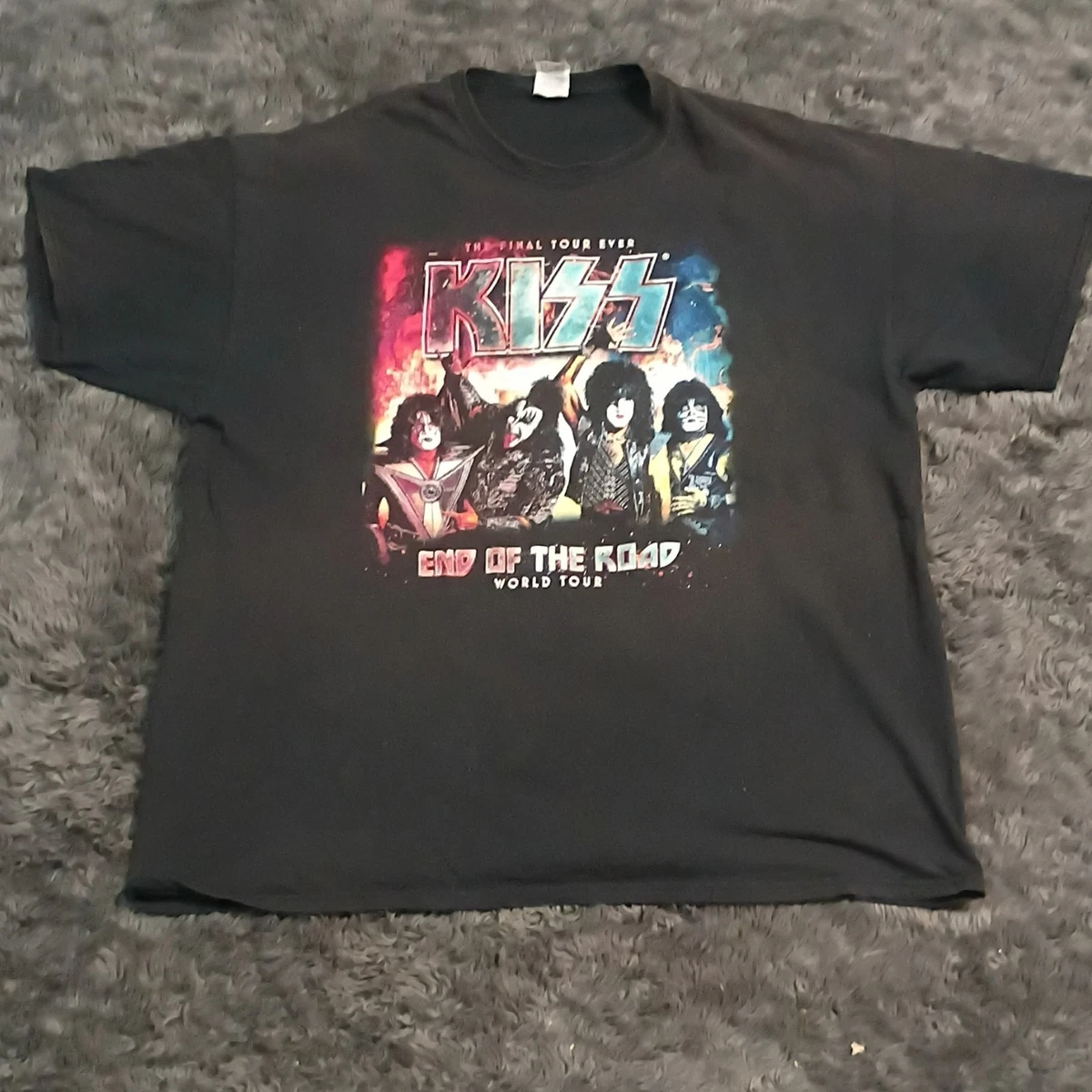 KISS Tour T Shirt Indiana Men's T-Shirts for sale | eBay