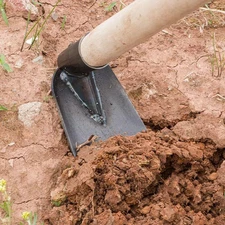 Forged Steel Garden Hoe Heavy-Duty Weeding Digging Tool for Farming & Plantiing