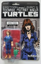 Super7 TMNT April O'Neil 3.75  ReAction Figures Eastman & Laird NEW