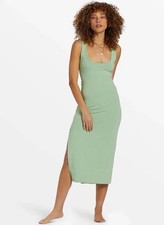 BILLABONG Take a Look Ribbed Two Way Midi Dress, Size M, NWT