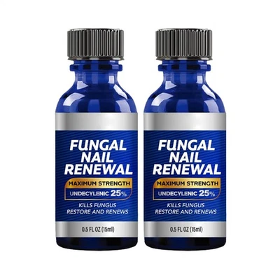 Toenail Fungus Treatment Extra Strength – 2 Bottle Nail & Toe Solution with Und - image 1 of 4