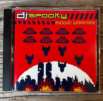 DJ Spooky That Subliminal Kid, Riddim Warfare, Original 1998 Outpost Records CD,