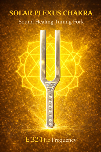 Solar Plexus Chakra Sound Healing Tuning Fork – E 324 Hz Frequency ...