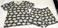 HANNA ANDERSSON Star Wars GROGU Organic Cotton Short John Pajamas Adult L Large