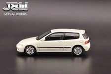Hobby Japan Honda CIVIC (EG6) SIR-Ⅱ Frost White RHD JDM64 1/64