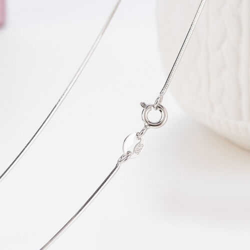 Wholesale Real 925 Sterling Silver Necklace Chains For Pendants Jewelry 16"-24" - Picture 11 of 14