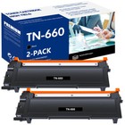 2 Pack TN660 TN630 Toner Compatible For Brother MFC-L2700DW MFC-L2720DW L2740DW