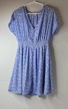 Sienna Sky Blue Flowy Dress - Size Medium