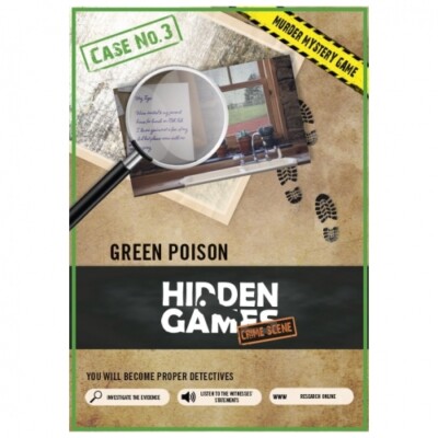 Hidden Games Crime Scene - Caso N.3 Green Poison: Gioco Da Tavolo Investigativo Edizione Britannica - 4