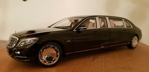 Modellauto Mercedes Maybach S600 Pullman 1 18 Black Ebay