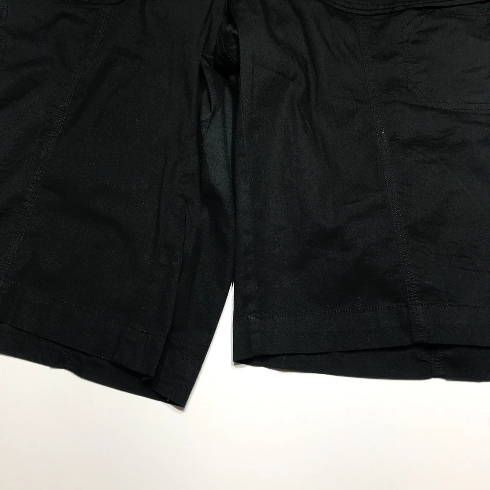 Pantalones Cortos Ashley Stewart Para Mujer Talla 14 Negros Skimmer Capri Carga Modernos Informales Foto 4 de 4