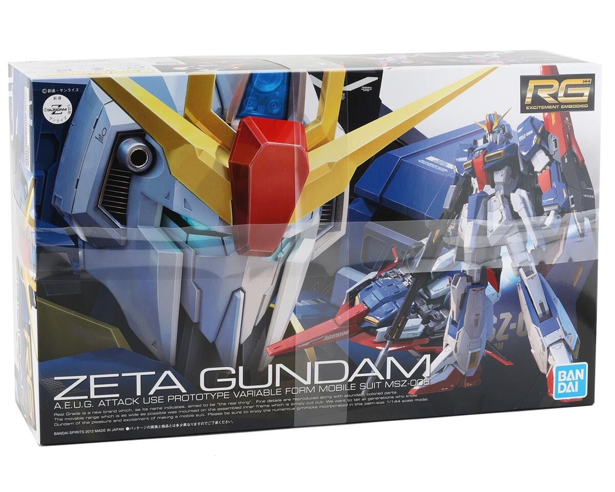 Bandai Gundam RG Real Grade #10 MSZ-006 Z Zeta Gundam 1/144 New
