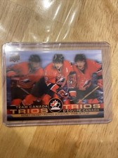 2021-22 TIM HORTONS HOCKEY TEAM CANADA TRIOS - T12 CROSBY BERGERON GETZLAF T-12