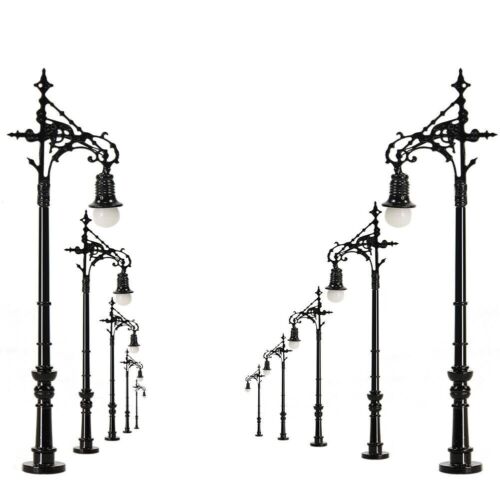 N Gauge Model Train Accessories Set of 5 LED Street Lamps with Resistors - Picture 1 of 21