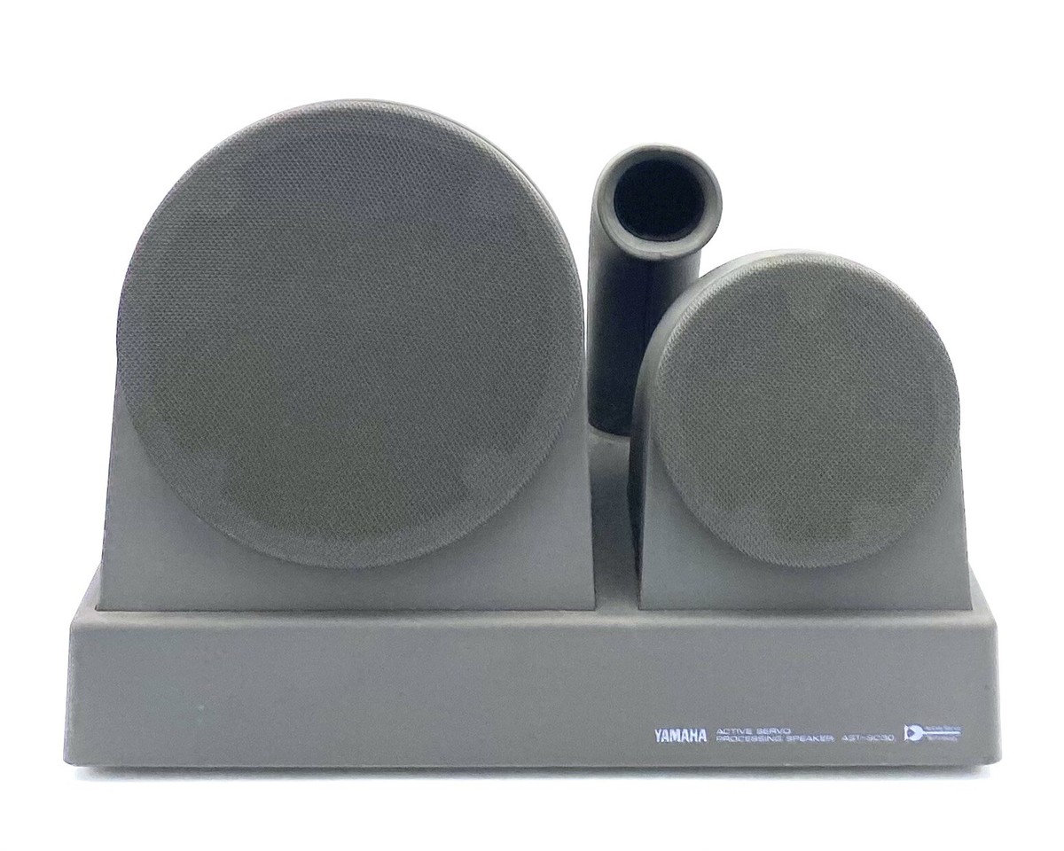【動作未確認品】 YAMAHA ヤマハ スピーカー ペア AST-SC30 Tested - Working] Vintage YAMAHA AST-SC30 Pair of Speakers